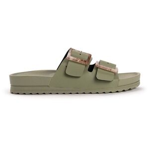 Muk Luks Grand Cayman Women's Sandals -‎ Light Olive Green Size 6